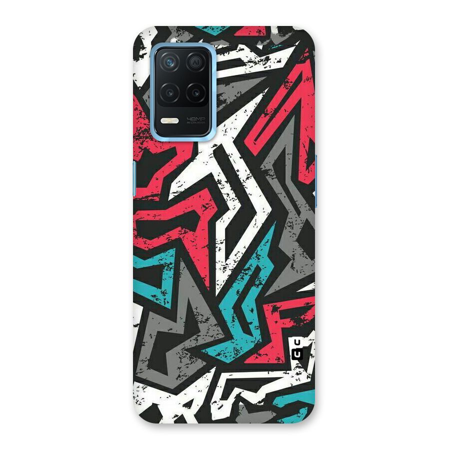 Rugged Strike Abstract Back Case for Realme 8 5G