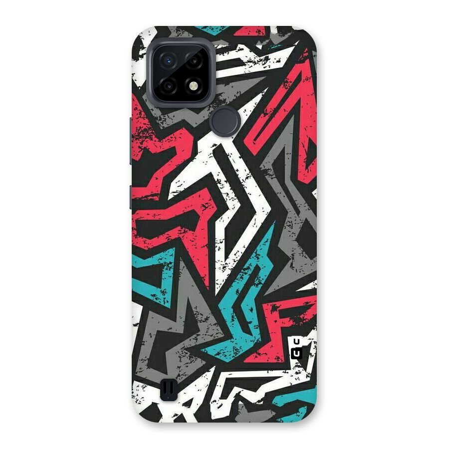 Rugged Strike Abstract Back Case for Realme C21