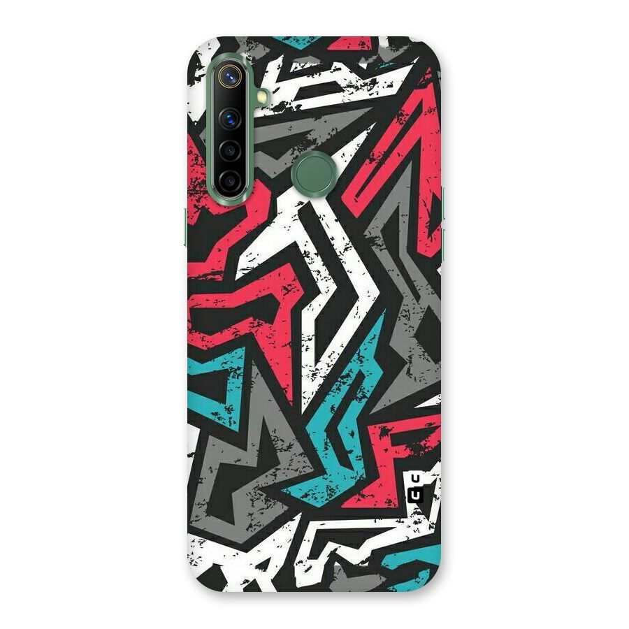Rugged Strike Abstract Back Case for Realme Narzo 10
