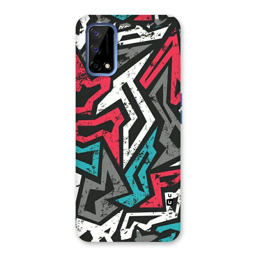 Rugged Strike Abstract Back Case for Realme Narzo 30 Pro