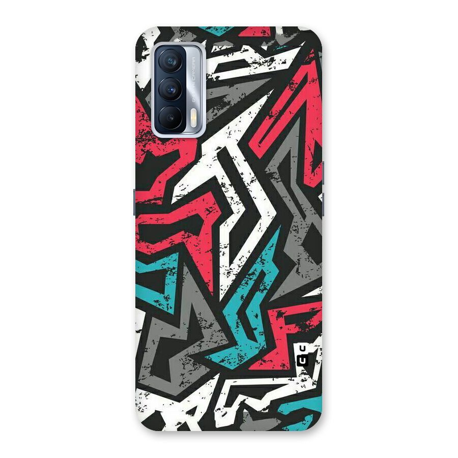 Rugged Strike Abstract Back Case for Realme X7