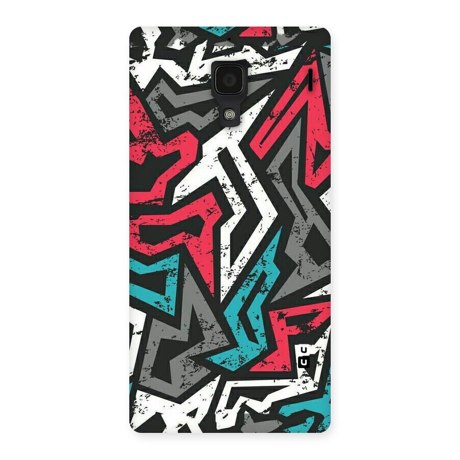 Rugged Strike Abstract Back Case for Redmi 1S
