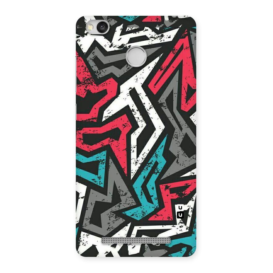 Rugged Strike Abstract Back Case for Redmi 3S Prime