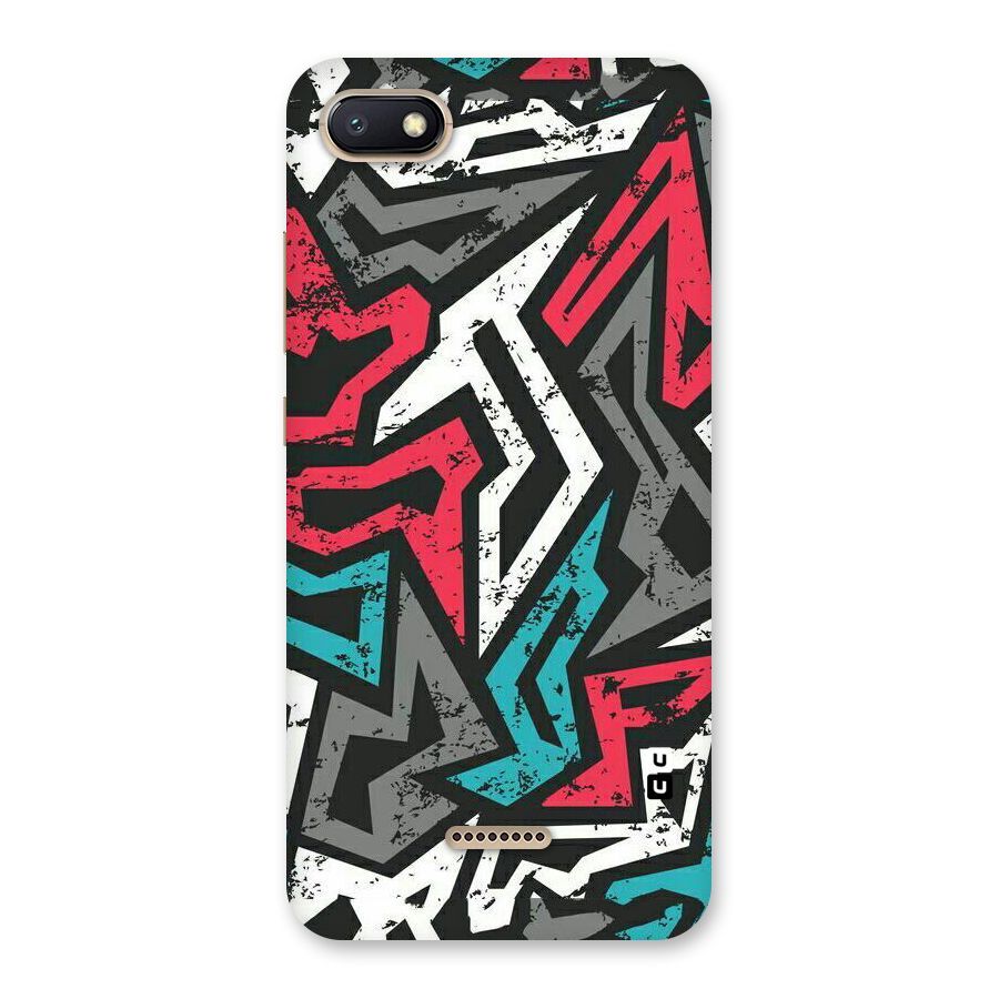 Rugged Strike Abstract Back Case for Redmi 6A
