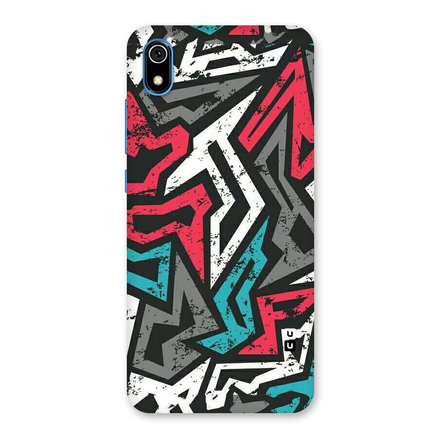 Rugged Strike Abstract Back Case for Redmi 7A