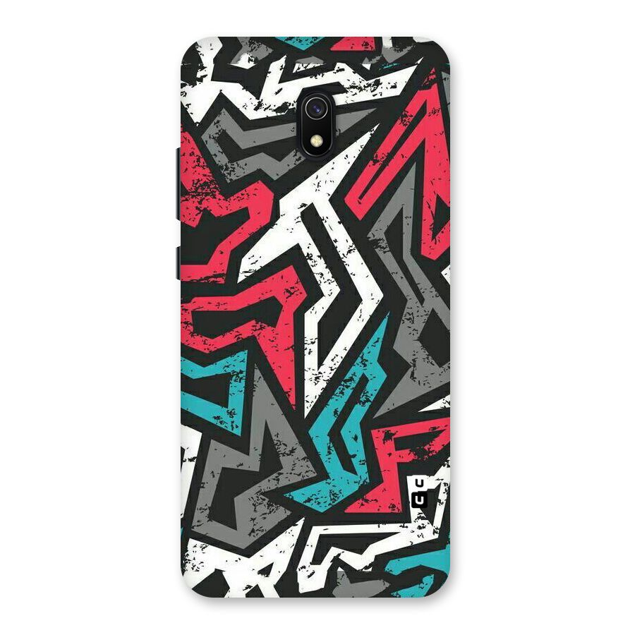 Rugged Strike Abstract Back Case for Redmi 8A
