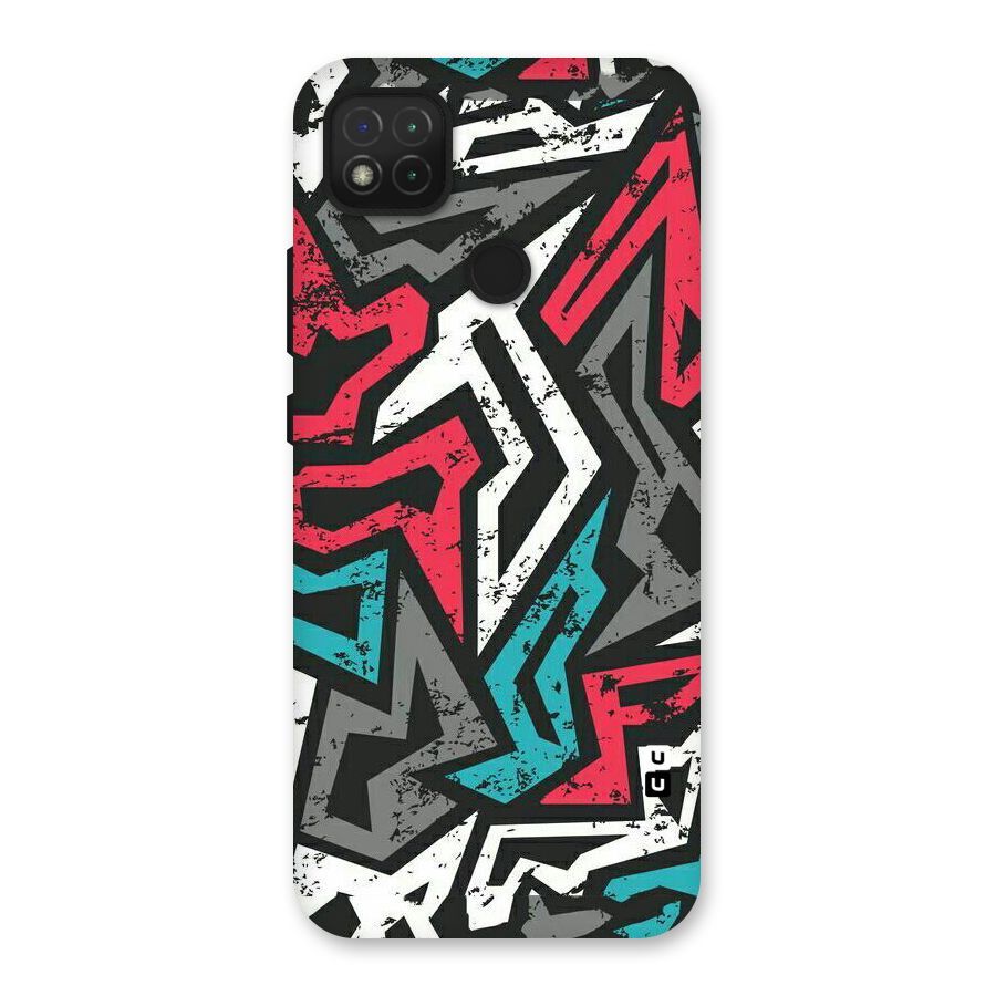 Rugged Strike Abstract Back Case for Redmi 9