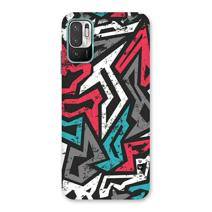 Rugged Strike Abstract Back Case for Redmi Note 10T 5G
