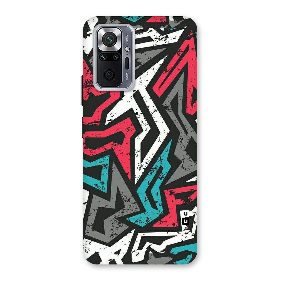 Rugged Strike Abstract Back Case for Redmi Note 10 Pro