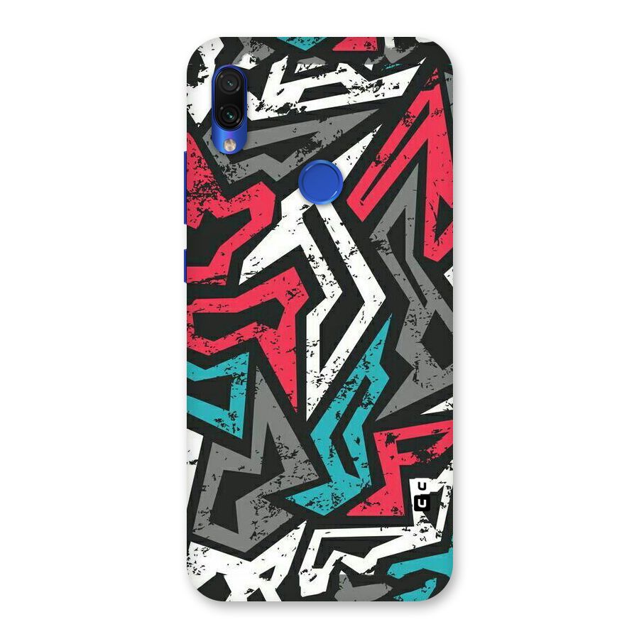 Rugged Strike Abstract Back Case for Redmi Note 7S