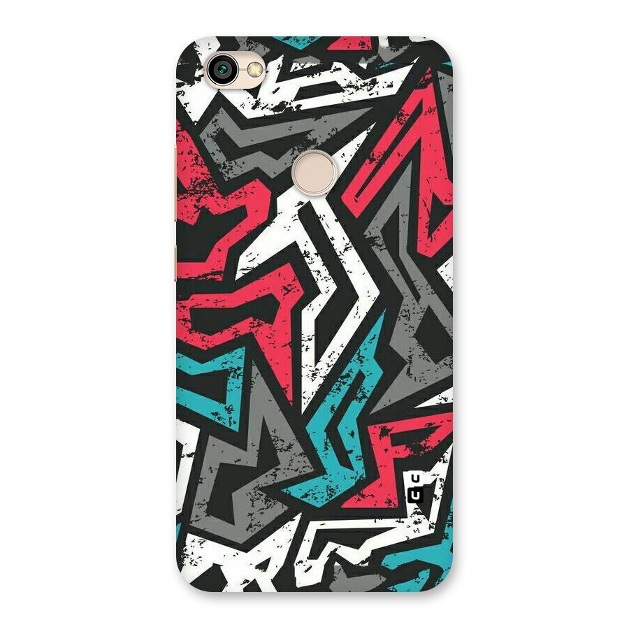 Rugged Strike Abstract Back Case for Redmi Y1 2017