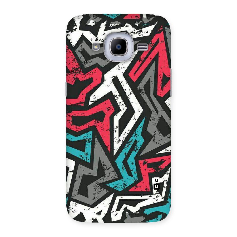 Rugged Strike Abstract Back Case for Samsung Galaxy J2 Pro