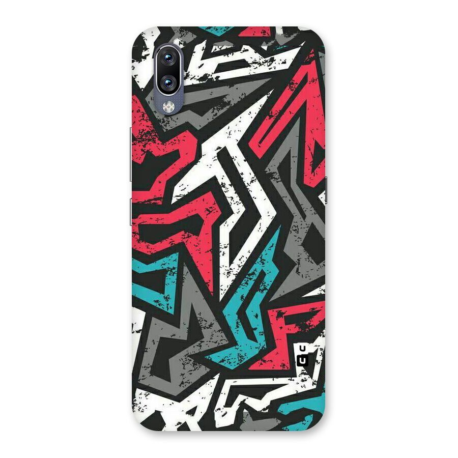 Rugged Strike Abstract Back Case for Vivo NEX