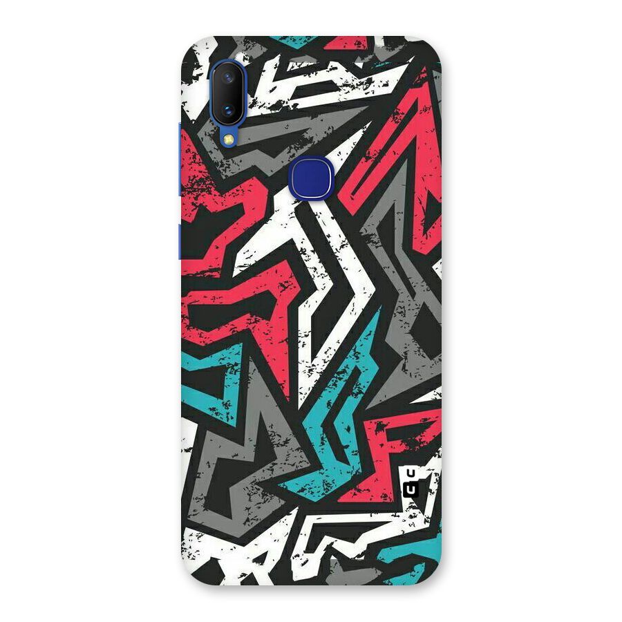 Rugged Strike Abstract Back Case for Vivo V11