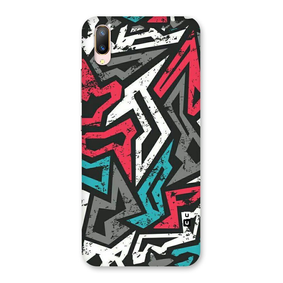 Rugged Strike Abstract Back Case for Vivo V11 Pro