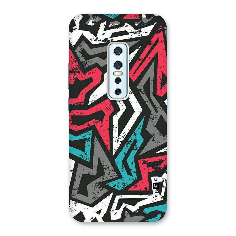 Rugged Strike Abstract Back Case for Vivo V17 Pro