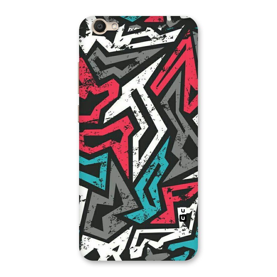Rugged Strike Abstract Back Case for Vivo V5