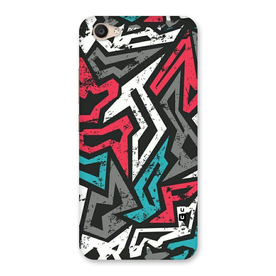Rugged Strike Abstract Back Case for Vivo V5 Plus