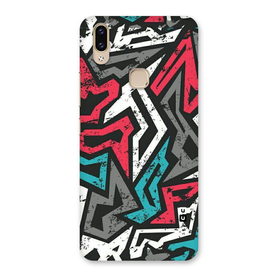 Rugged Strike Abstract Back Case for Vivo V9 Youth