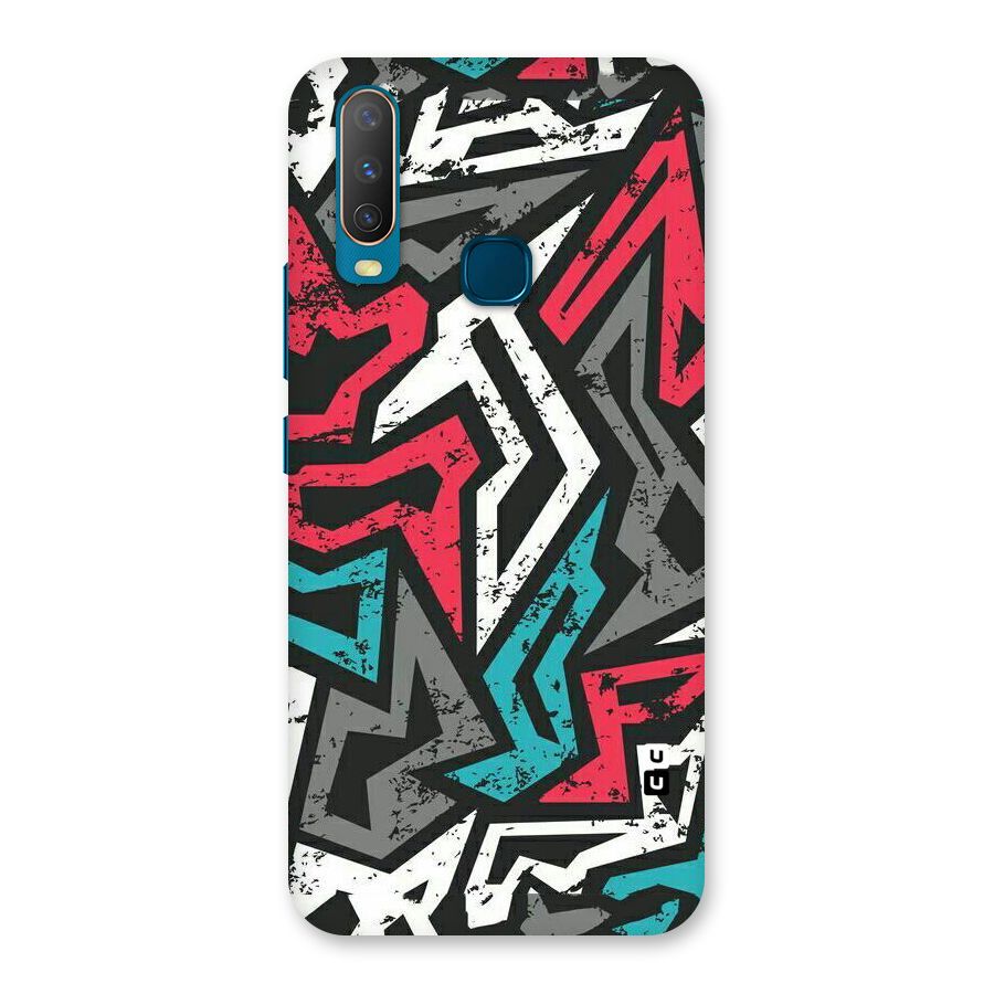 Rugged Strike Abstract Back Case for Vivo Y17