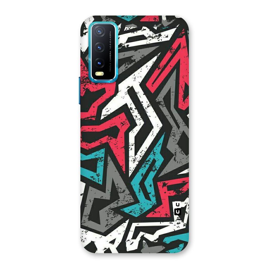 Rugged Strike Abstract Back Case for Vivo Y20A