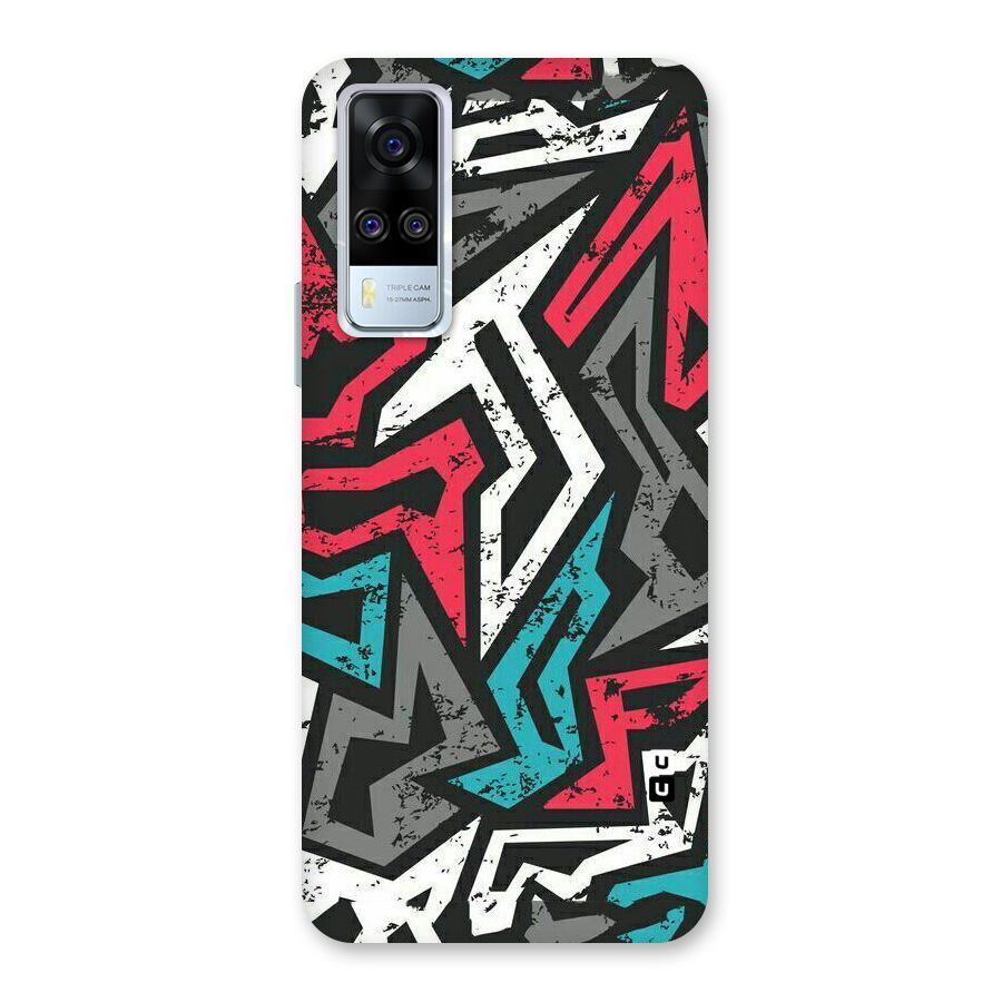 Rugged Strike Abstract Back Case for Vivo Y31