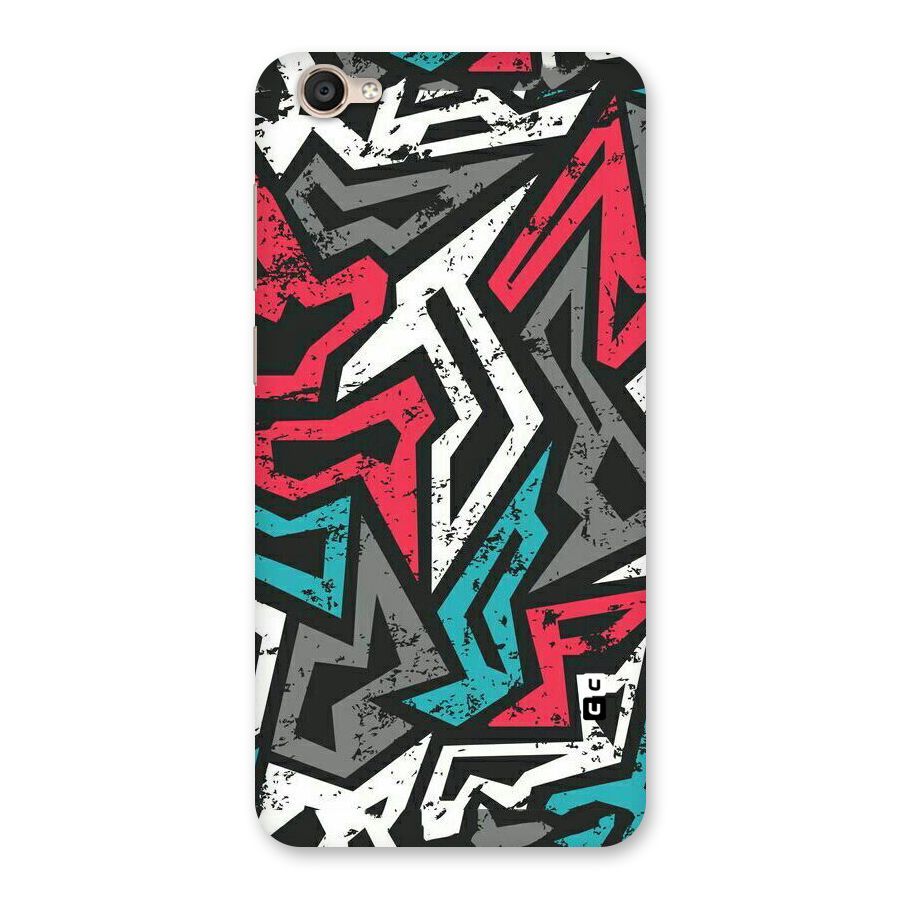 Rugged Strike Abstract Back Case for Vivo Y55s