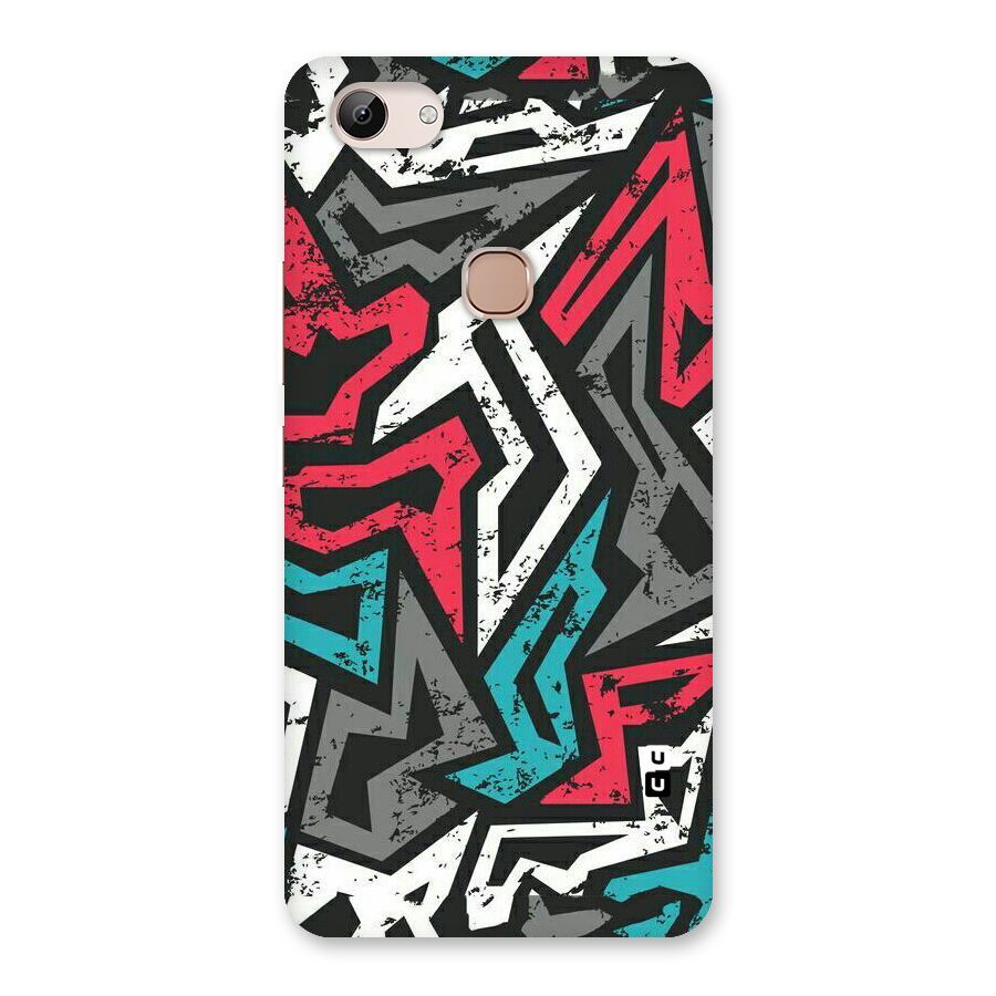 Rugged Strike Abstract Back Case for Vivo Y83