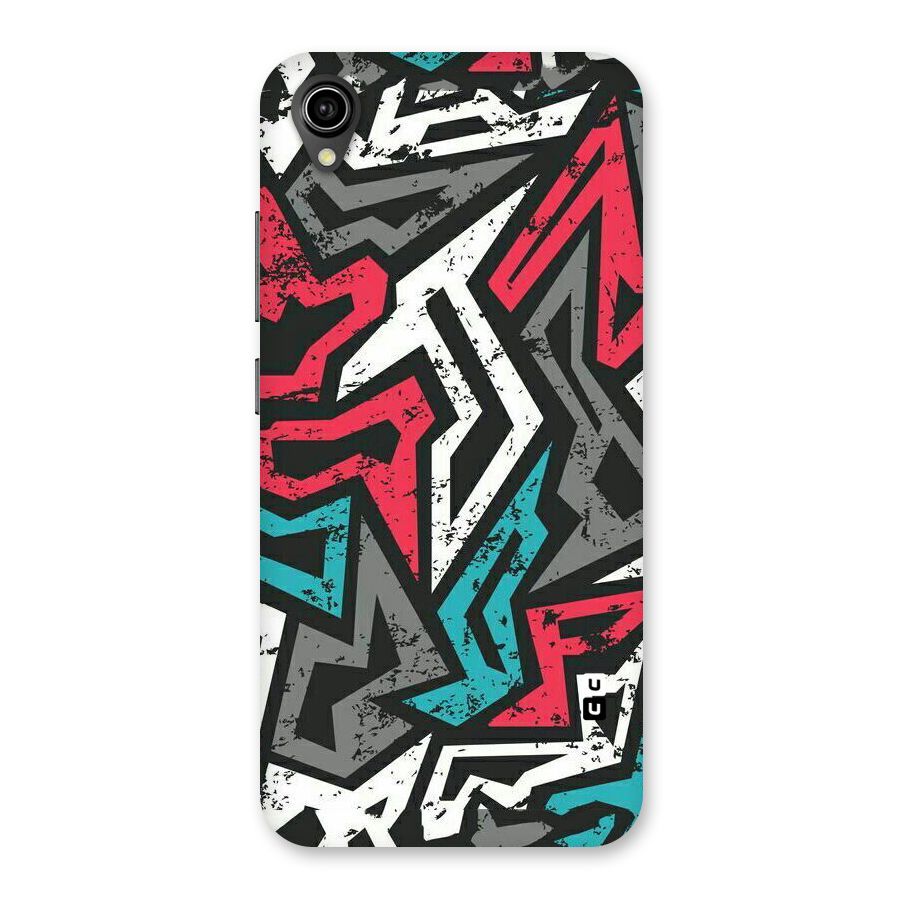 Rugged Strike Abstract Back Case for Vivo Y90