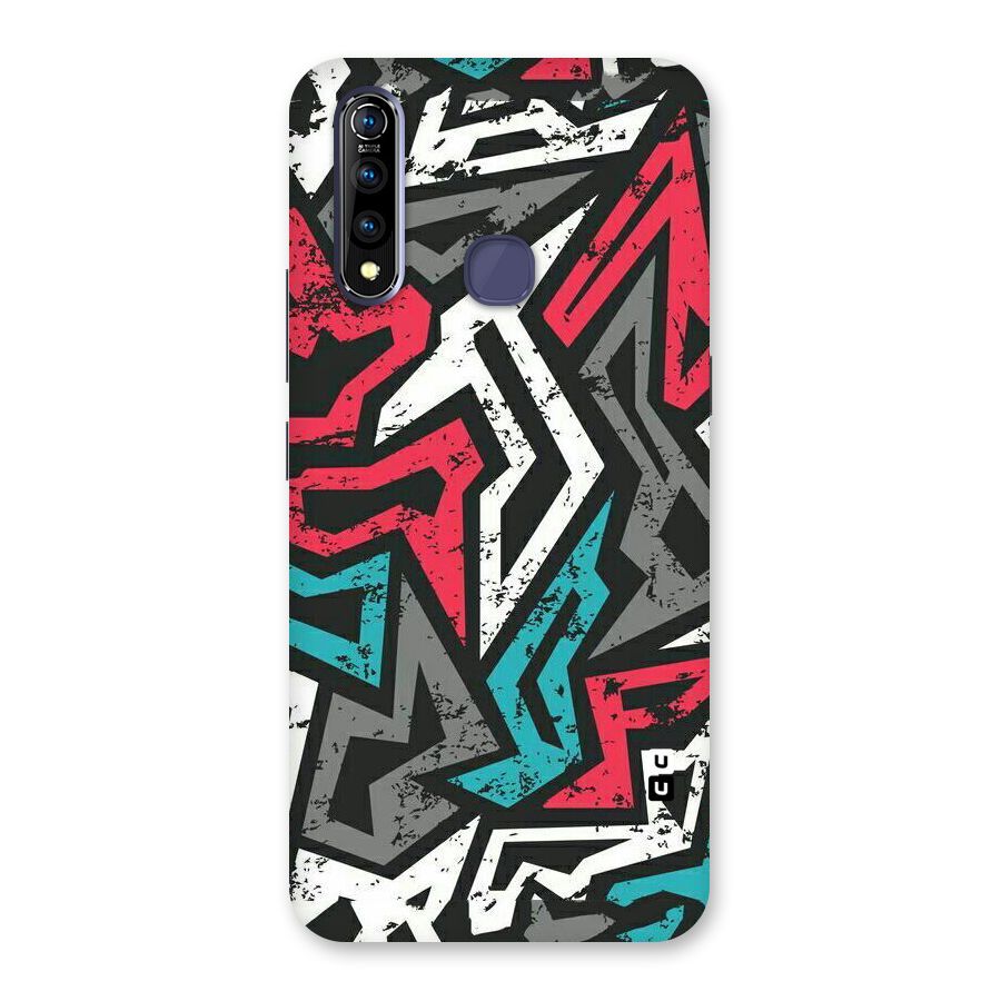 Rugged Strike Abstract Back Case for Vivo Z1 Pro
