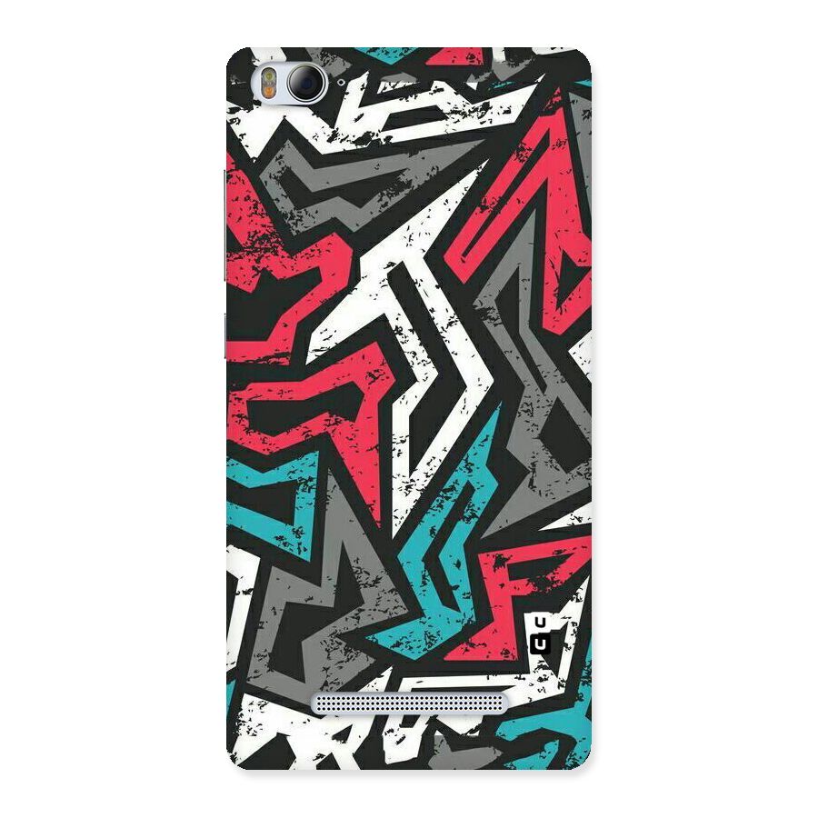 Rugged Strike Abstract Back Case for Xiaomi Mi4i