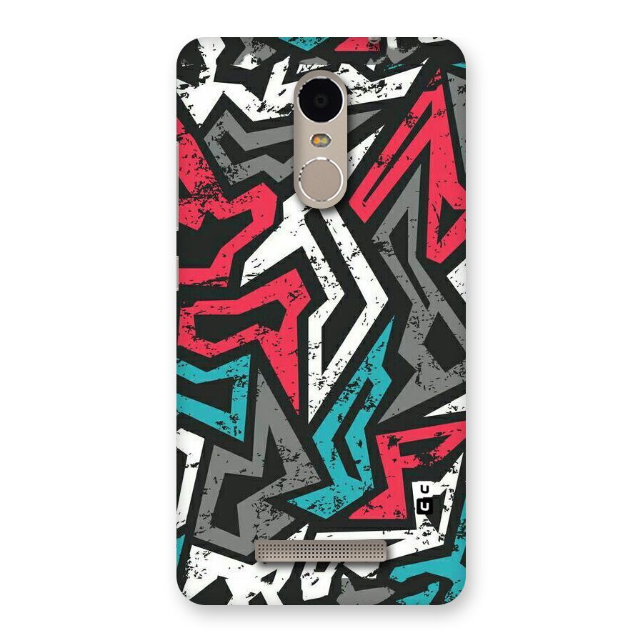 Rugged Strike Abstract Back Case for Xiaomi Redmi Note 3