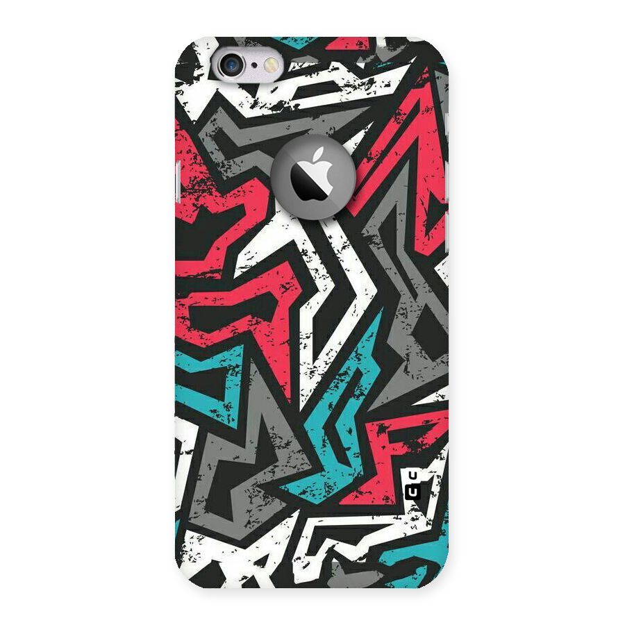Rugged Strike Abstract Back Case for iPhone 6 Logo Cut