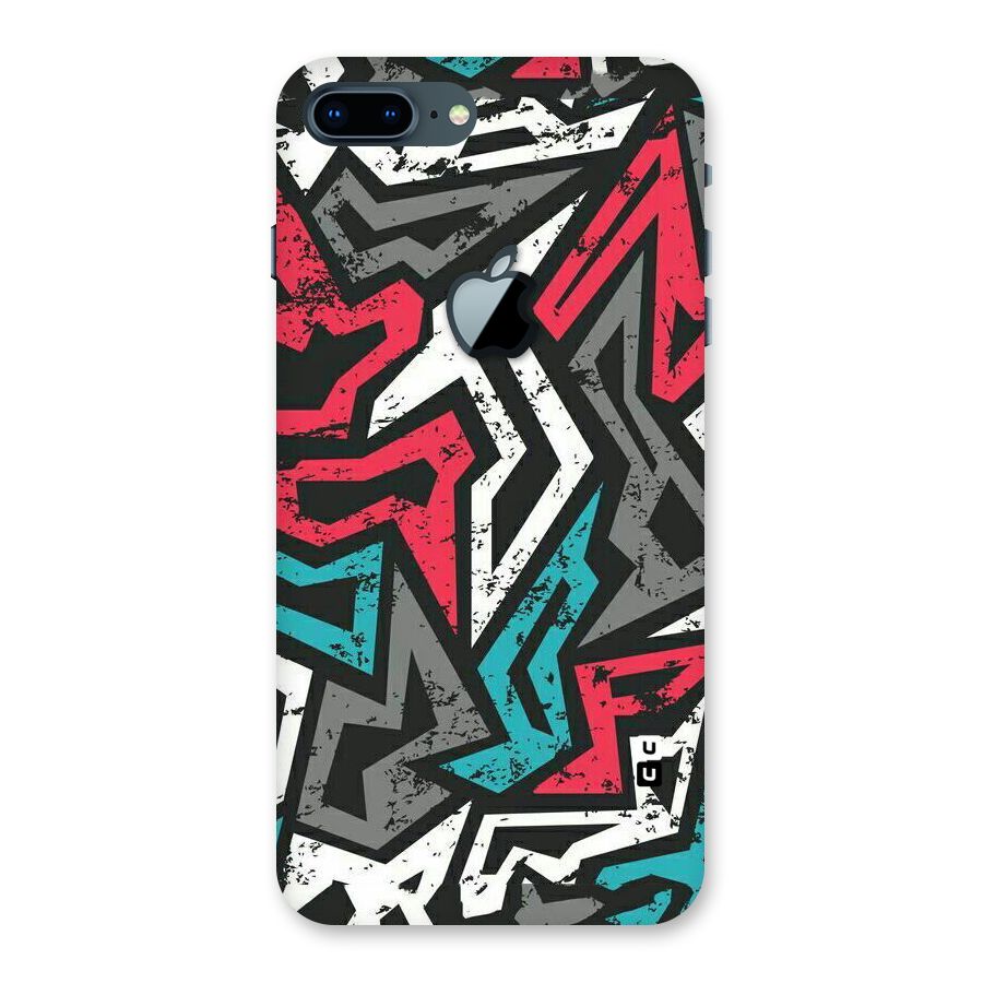 Rugged Strike Abstract Back Case for iPhone 7 Plus Apple Cut