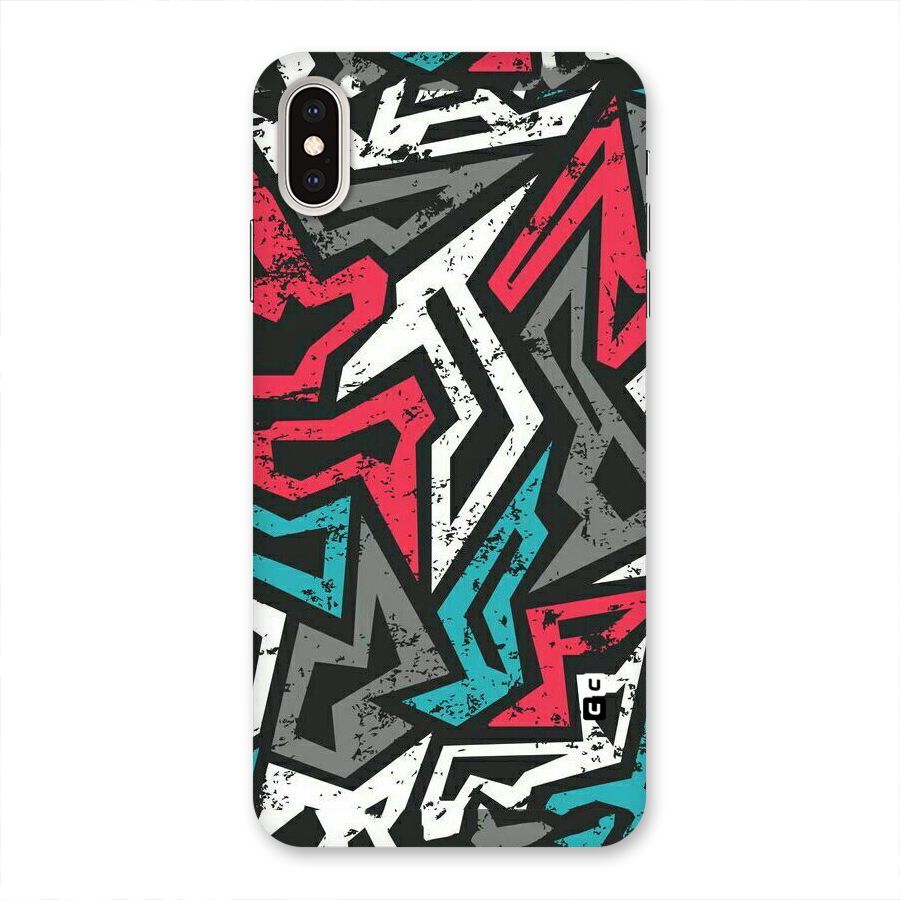 Rugged Strike Abstract Back Case for iPhone XS Max