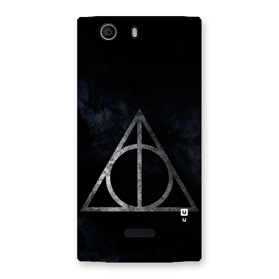 Rugged Triangle Design Back Case for Canvas Nitro 2 E311