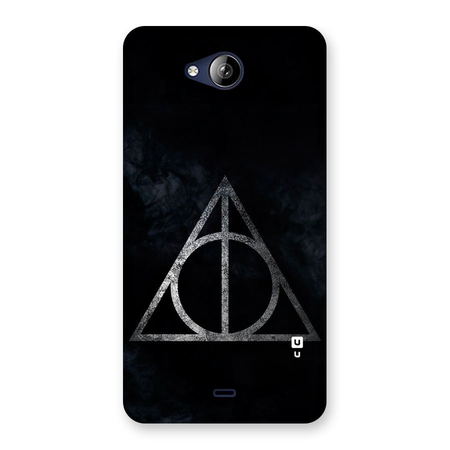 Rugged Triangle Design Back Case for Canvas Play Q355