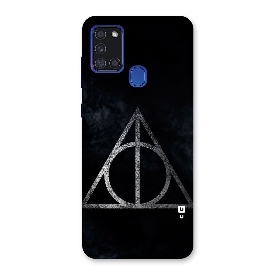 Rugged Triangle Design Back Case for Galaxy A21s