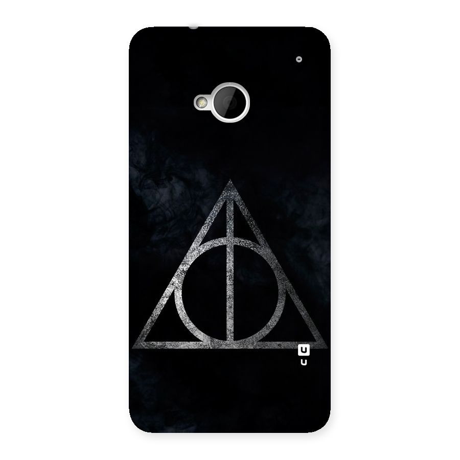 Rugged Triangle Design Back Case for HTC One M7