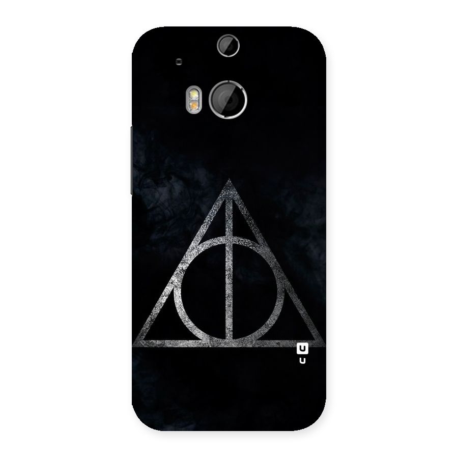 Rugged Triangle Design Back Case for HTC One M8