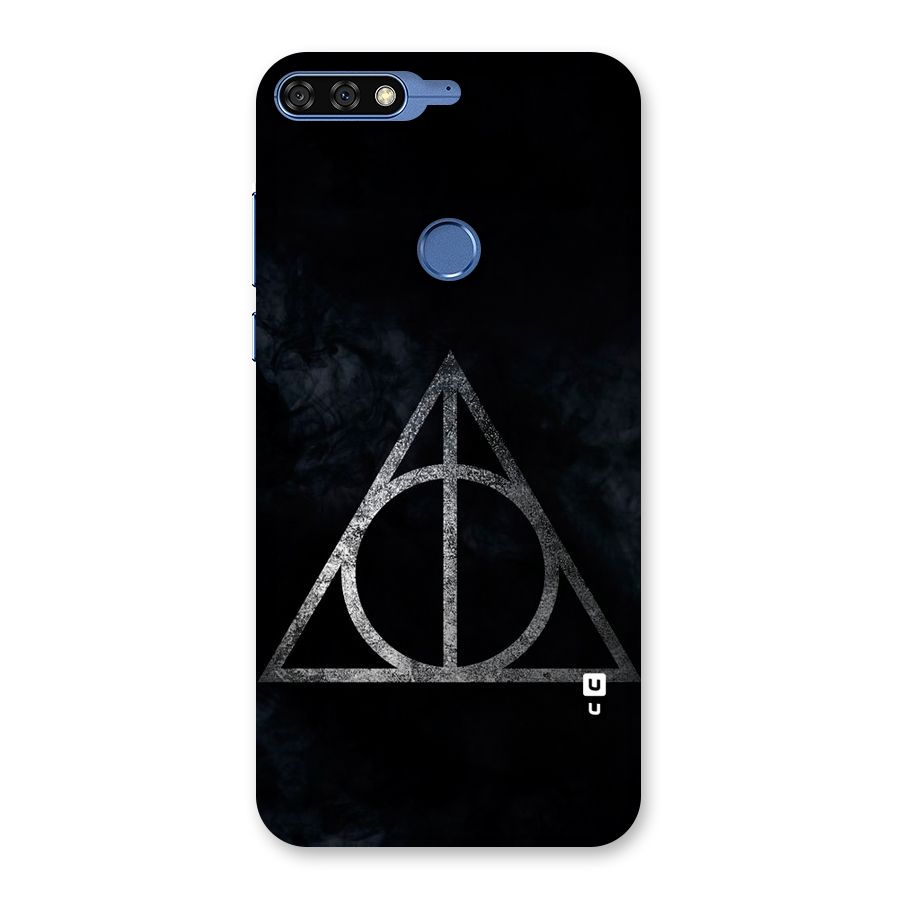 Rugged Triangle Design Back Case for Honor 7C