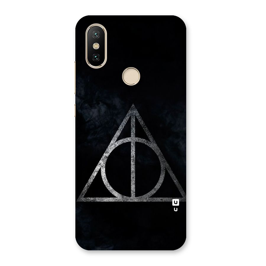 Rugged Triangle Design Back Case for Mi A2