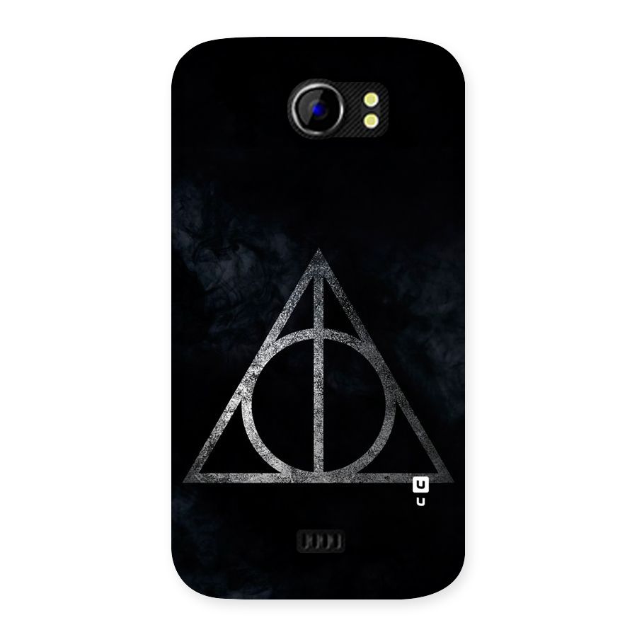Rugged Triangle Design Back Case for Micromax Canvas 2 A110