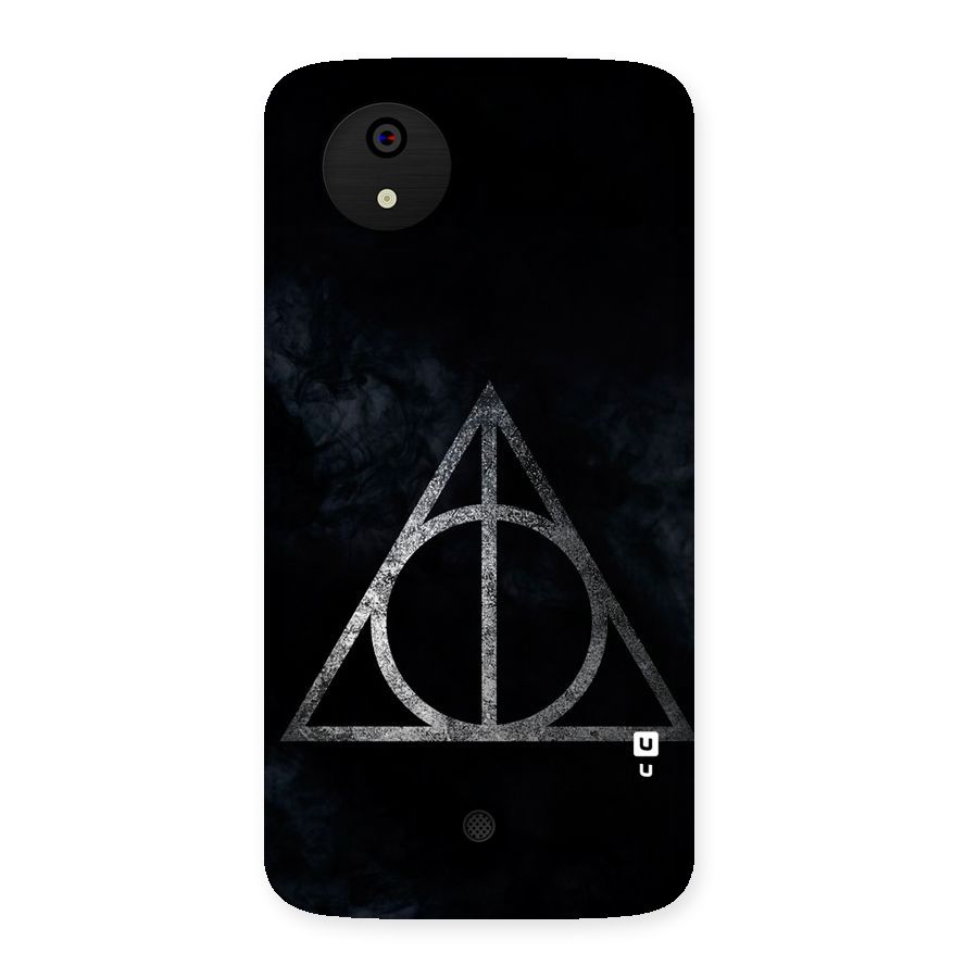 Rugged Triangle Design Back Case for Micromax Canvas A1