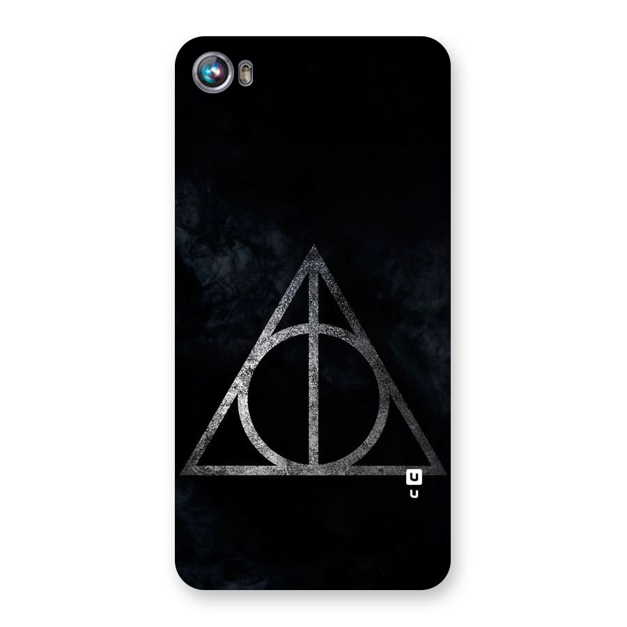 Rugged Triangle Design Back Case for Micromax Canvas Fire 4 A107