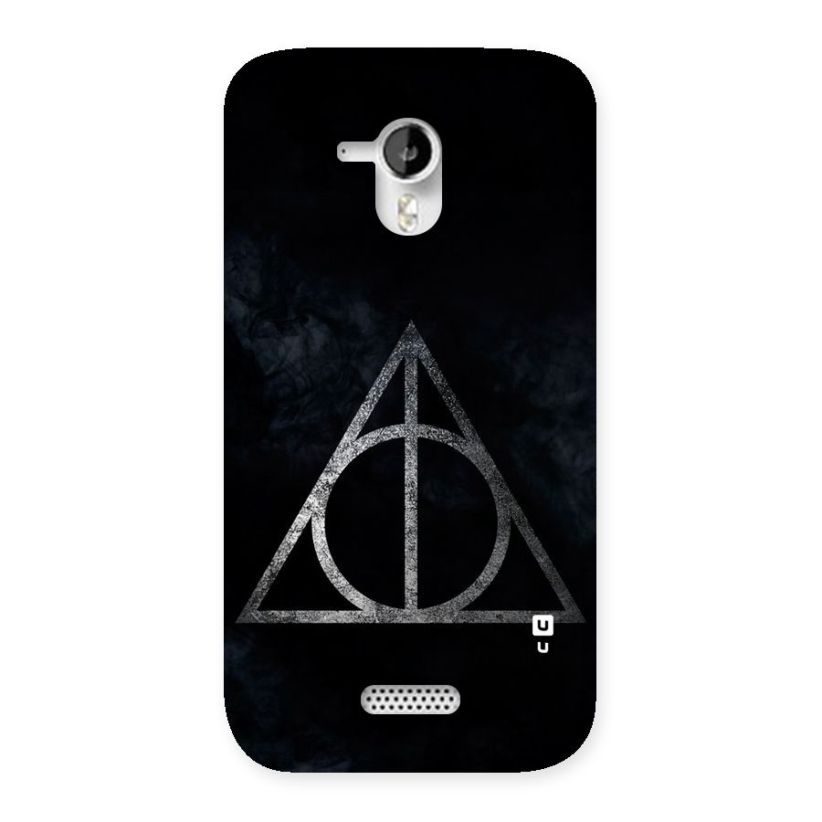 Rugged Triangle Design Back Case for Micromax Canvas HD A116
