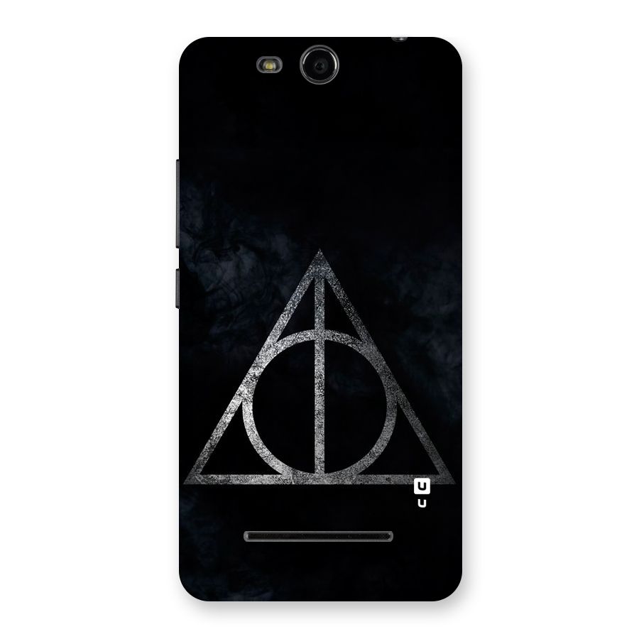 Rugged Triangle Design Back Case for Micromax Canvas Juice 3 Q392