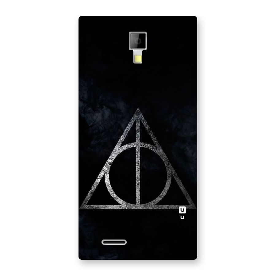 Rugged Triangle Design Back Case for Micromax Canvas Xpress A99