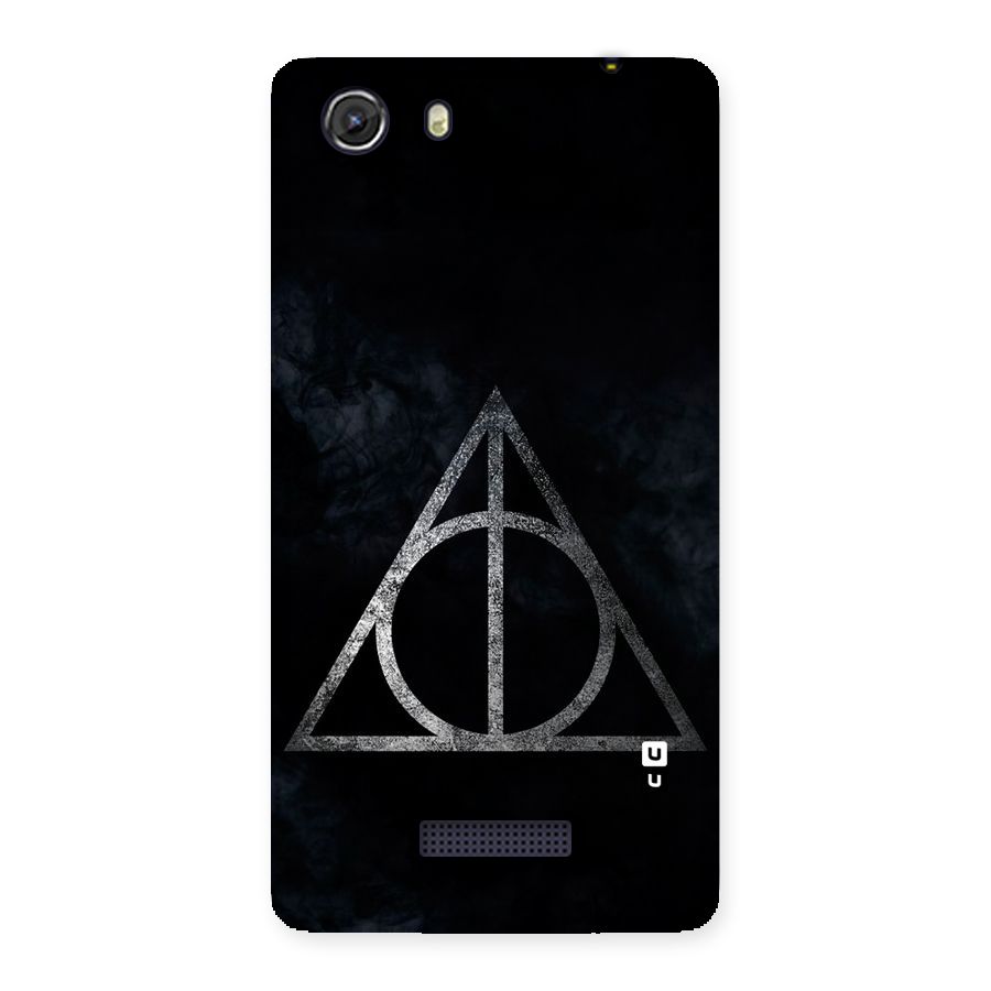 Rugged Triangle Design Back Case for Micromax Unite 3