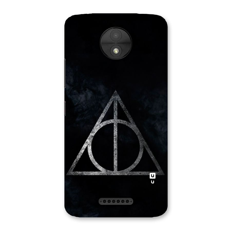 Rugged Triangle Design Back Case for Moto C